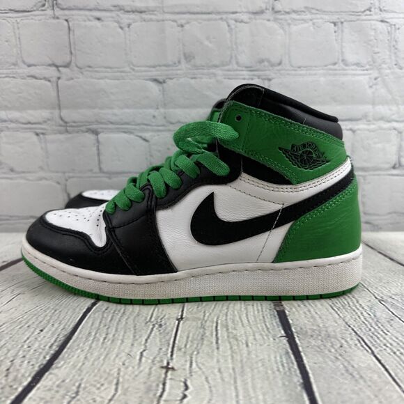 Nike Air Jordan 1‎ Retro High OG GS Lucky Green FD1437-031 Size 5.5Y / 7Wmns main image 5